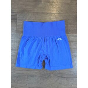 AYBL Motion Seamless Shorts Purple High Waisted Scrunch Bum Womens Size M